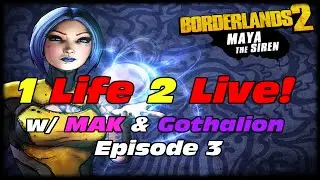 Borderlands 2 Perma-Death 1 Life 2 Live Hardcore Run With Gothalion Ep3! Captain Flynt Boss Fight!