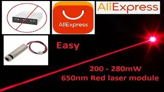 Red Laser module 650nm 200 - 280mW