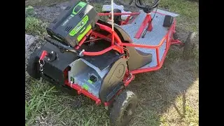 EGO battery powered go kart mod easy DIY