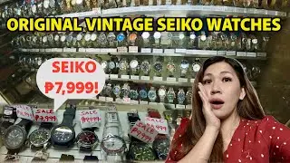 Original VINTAGE SEIKO in Avenida Manila!