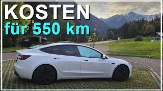 Das hat uns der 550km Ausflug mit &Uuml;bernachtung im Tesla Model 3 gekostet!