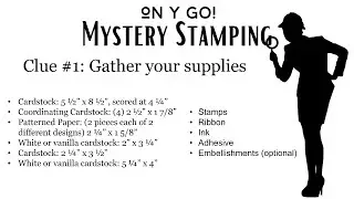 Mystery Stamping April 5, 2022