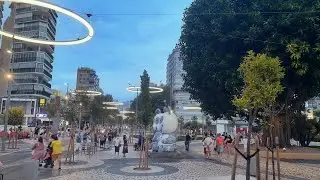 Benidorm Old Town 4k , Lights, Sculptures, Sights and Sounds