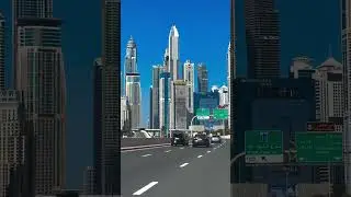 Skyline of Dubai Marina #skyscraper #cityscape