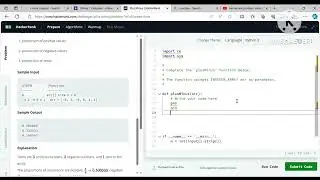 hackerrank problem solving plus minus program using python