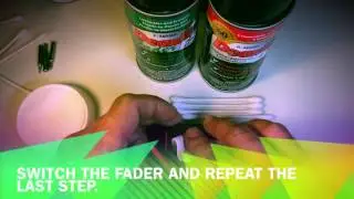 How to clean the Raiden Fader MKI portable Fader with cotton pads the nwportablist way!!