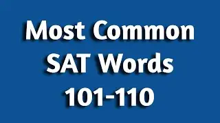 Словарь SAT 101-110