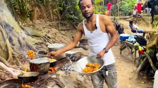 We Booked This Jamaican Chef To Cook For We At The River Outdoor Cooking Yard Man Style 