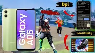 Samsung A05 da TODO ROJO 😱 | Mejor Sensibilidad Free Fire 2026