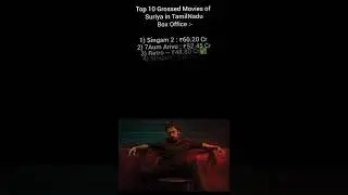 Top 10 Grossed Movies of Suriya  in TamilNadu Boxoffice #movie #tamil #boxoffice #suriya #kerala