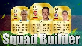 Fifa 16 Ultimate Team - 100K Germany Squad Builder