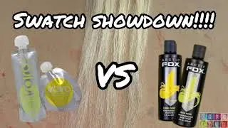 Swatch Showdown: YELLOW Iro Iro vs Arctic Fox!
