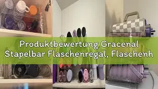 Produktbewertung Gracenal Stapelbar Flaschenregal, Flaschenhalter f&uuml;r K&uuml;che Schrank Flaschen Organiz