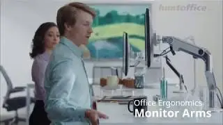 Ergonomic Monitor Arms From Huntoffice.ie