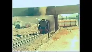 SAR Class 25NC Locomotive departing Orange River, Northern Cape, South Africa