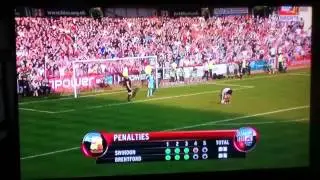 BRENTFORD v SWINDON PENALTY SHOOTOUT
