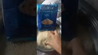 Kohinoor 🌾❤️Super🍚 value basmati raw rice eating long grain rice #tranding #basmatirice #shortvideo