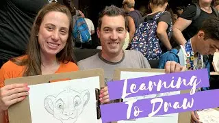NEW DRAWING CLASS AT ANIMAL KINGDOM | DISNEY WORLD BABYMOON