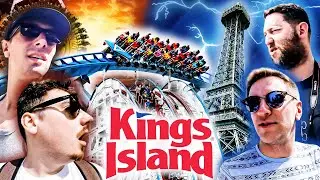 Faire 16 Coasters à KINGS ISLAND ! (dans une tempête sous 45 degrés...) First Drop in 🇺🇸 Vlog 9
