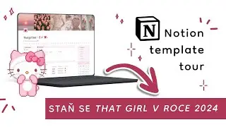 THAT GIRL ˚˖🌷͙✧˚.🎀⋆  NOTION TEMPLATE TOUR