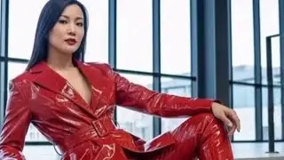 Oszałamiający, niesamowicie romantyczny, plastikowy płaszcz przeciwdeszczowy, nowy wygląd @fashiontv
