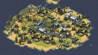 Red Alert 2 | Yuri's Revenge | 7 vs 1- Extreme AI Beta - World map - Great britaian
