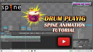 8th lesson: Master Drum Animations in Spine 2D: Step-by-Step Guide/ Hindi tutorial