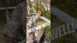 Artesian well in Oklahoma #wellwater #artesianwell #hunting season