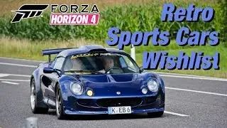 Forza Horizon 4: Car Wishlist #4 | Classic & Retro Sports Cars