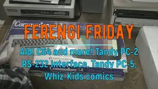 Aldi C64 and more! Tandy PC-2 RS-232 Interface, Tandy PC-5, Whiz-Kids comics
