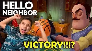 TAKE THIS BASKETBALL!!! Hello Neighbor Basement Discovery!