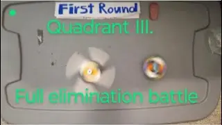 First round: 7 seed Wizard v.s. 10 seed Murder Mystery Lego spinners Season 23 playoffs Quadrant III
