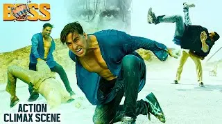 Action Climax Scene | आज Boss नहीं एक बेटा लड़ेगा | Boss | Akshay Kumar, Ronit Roy | Superhit Movie