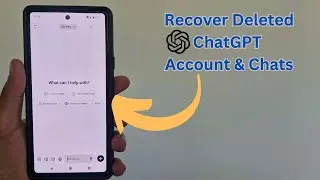Как восстановить удаленную учетную запись ChatGPT и чаты (реальный совет, без ерунды)