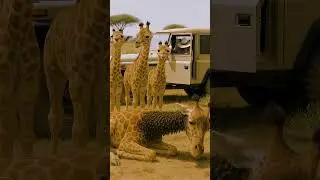 A Kind Ranger Rescued a Helpless Giraffe with Babies In the Savannah - Heartwarming Story