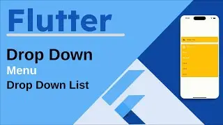 How to implement drop down list in flutter? | Create DropdownMenu in flutter app 2024 #flutter