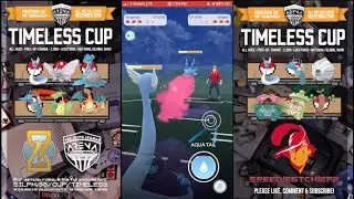 TRIPLE DRAGON Strategy! Awesome Timeless Cup Battles vs PurpleKyogre! Pokemon GO PvP Great League