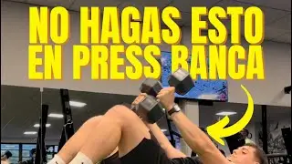NO hagas el Press Banca a ALTAS REPETICIONES!!(Salva a un amigo)
