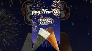 Party Treats. Creamy cones for the New Year! no melt Full size cream cone. #candy #icecream #snacks