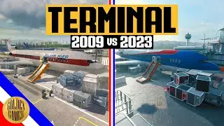 Terminal Map Comparison - MW2 (2009) vs MW3 (2023)