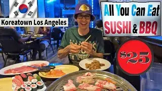 Unlimited Sushi & Korean BBQ for $25 