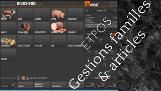 ETPOS Gestion familles & articles