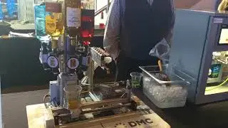 DMC DrinkBot - Robotic Bartender Mixes a Drink