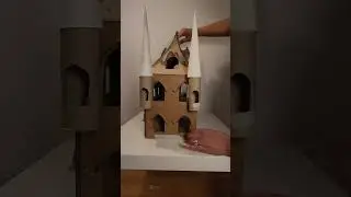 Working on the structure of my Victorian old-storybook dollhouse#dollhouse#handmadeart#victorian