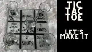 How to make a tic tac toe board with CLM Custom Designs