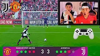 Duelo EPICO!!! Penaltis con CASTIGO 😱 JUVENTUS vs MANCHESTER UNITED