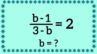 Solving a 'Harvard' University Exam Question |   find b? |