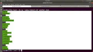 how to find any information easily in json in bash cli linux