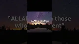 Allah's Promise to the Steadfast #PatienceInFaith #islamicquotes  #AllahIsWithThePatient
