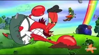 mr krabs vs plankton st Patrick's day dbz battle